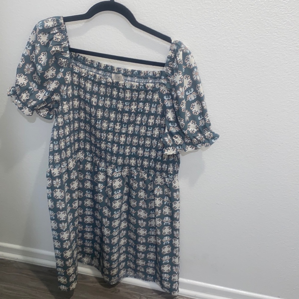 Loft Outlet Medallion Print Peasant Dress